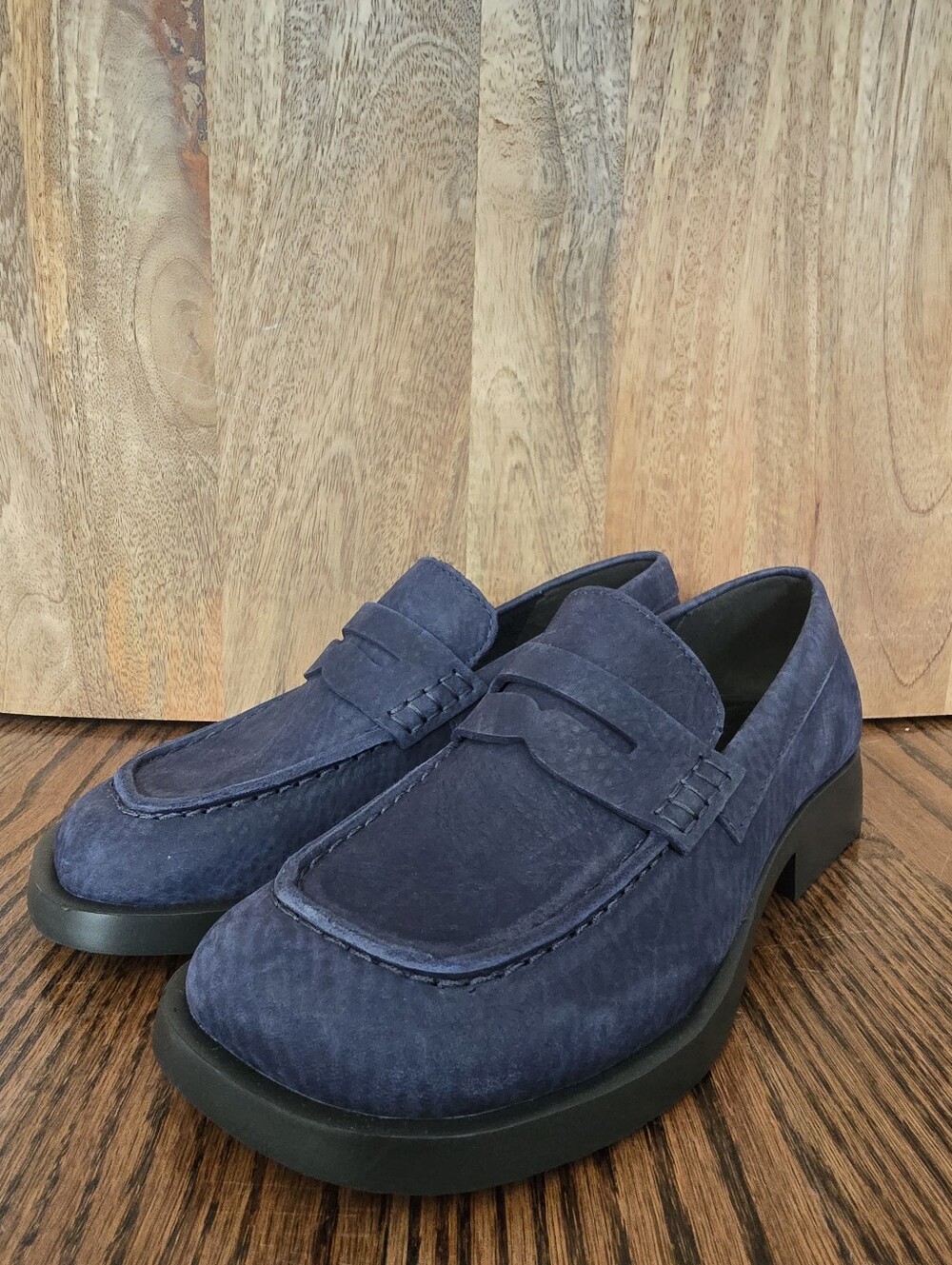 Camper Donna Blue Nubuck Leather 37